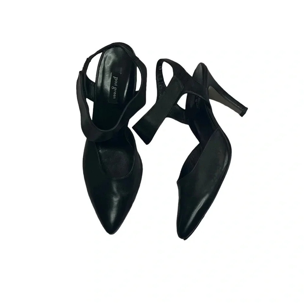 Paul Green Black Strap Pump Size 6.5 Size chart for Paul Green US 9